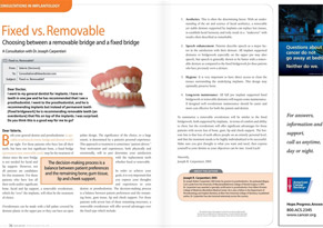 Fixed vs. Removable Bridgework